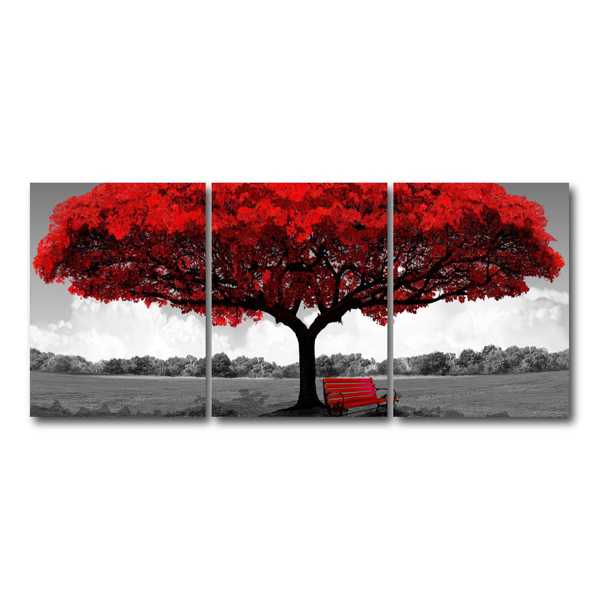 AUTO-MOCKUP WHITE | red tree | 3 Piece | Gallery Wrap Canvas | group=18x24