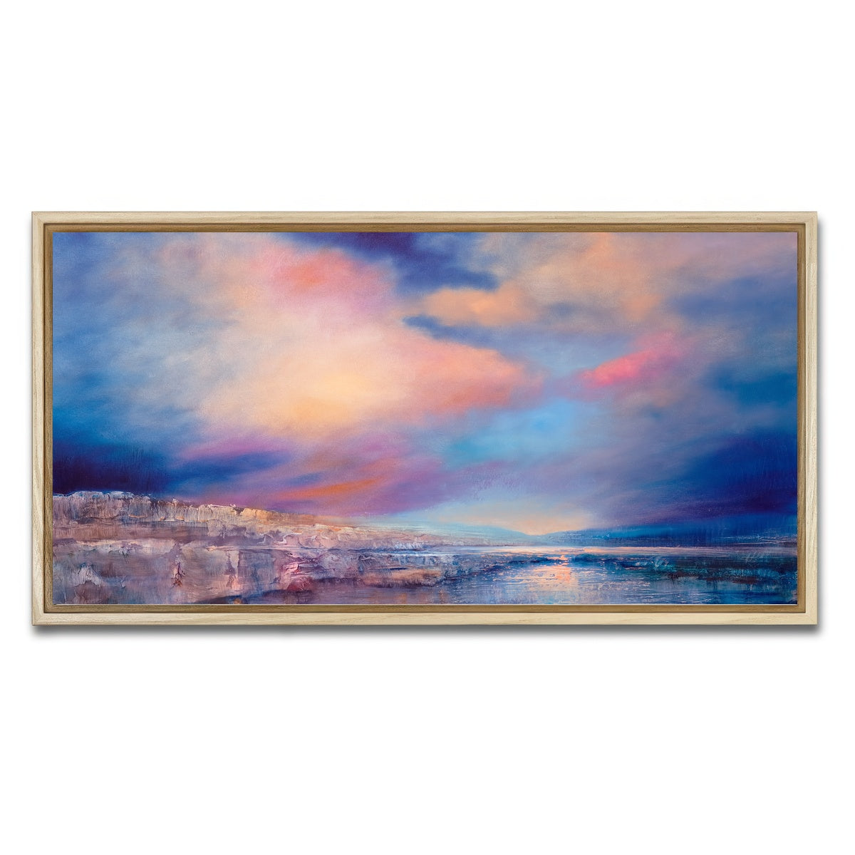 AUTO-MOCKUP WHITE | sanfte stille | 1 Piece | Natural Framed Canvas | group=2x1