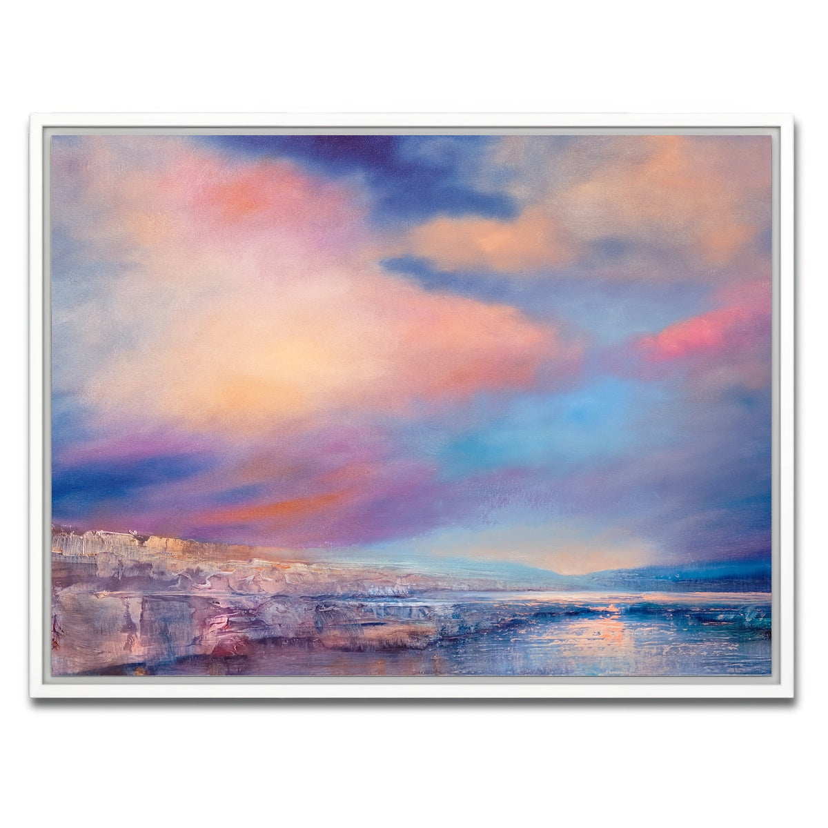 AUTO-MOCKUP WHITE | sanfte stille | 1 Piece | White Framed Canvas | group=4x3