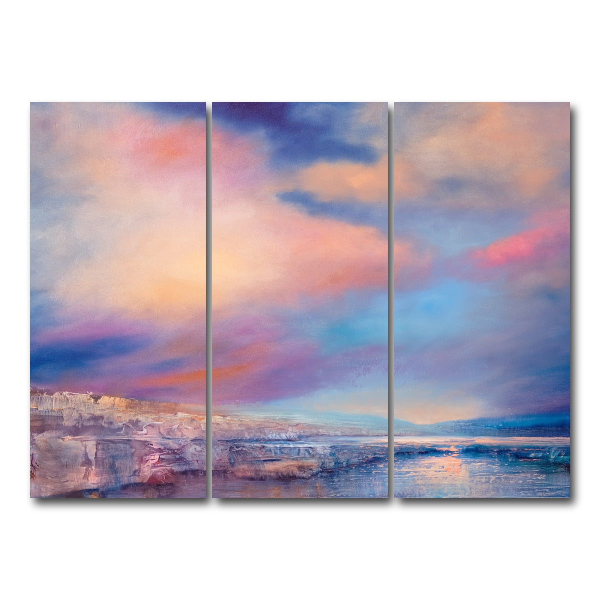 AUTO-MOCKUP WHITE | sanfte stille | 3 Piece | Gallery Wrap Canvas | group=8x18