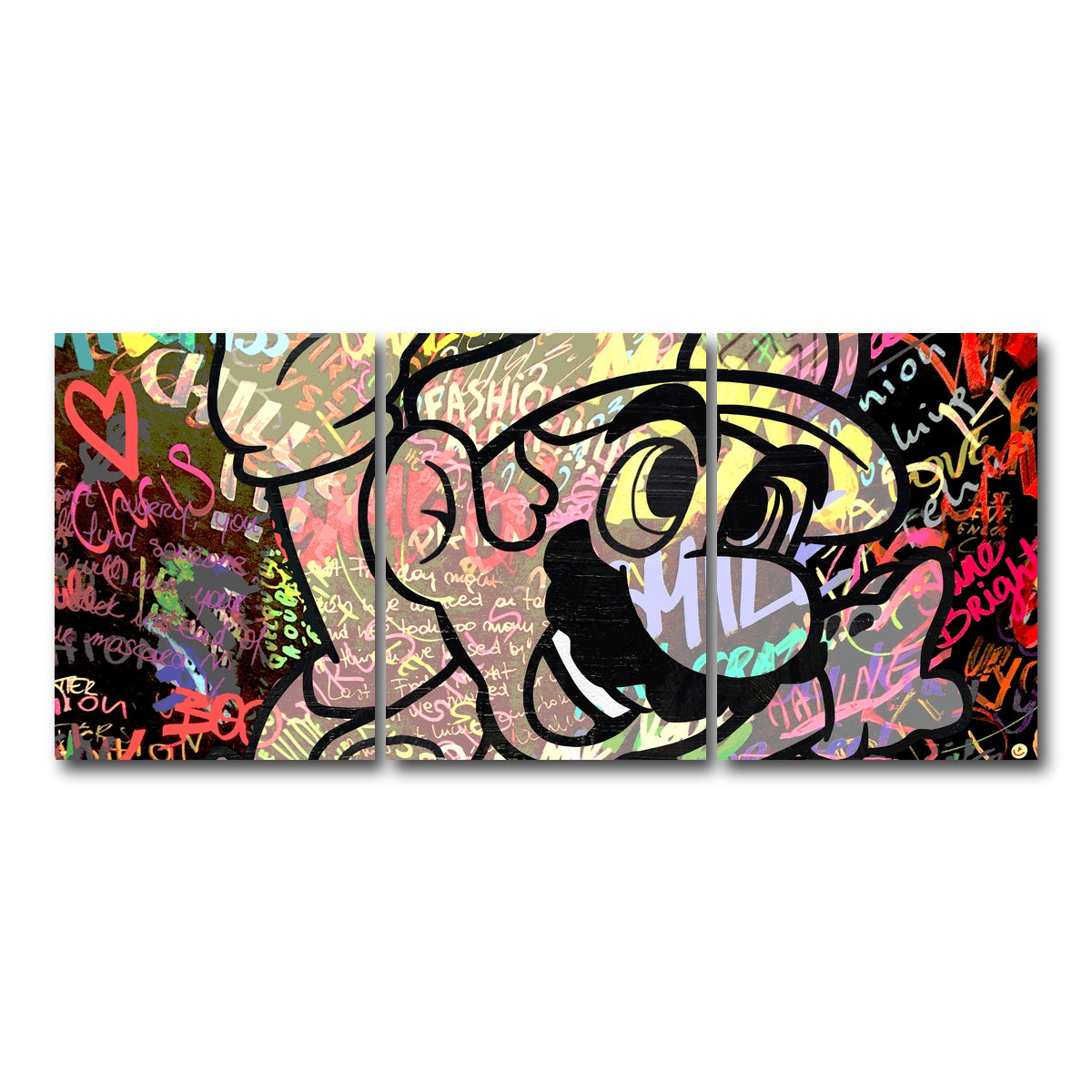 AUTO-MOCKUP WHITE | super mario | 3 Piece | Gallery Wrap Canvas | group=18x24