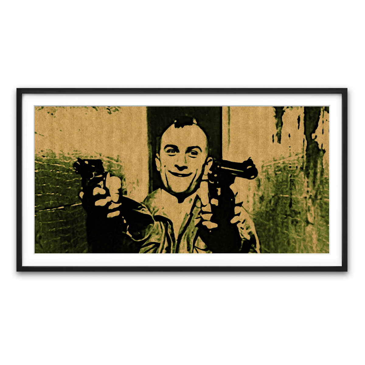 Framed Print 2x1 Black