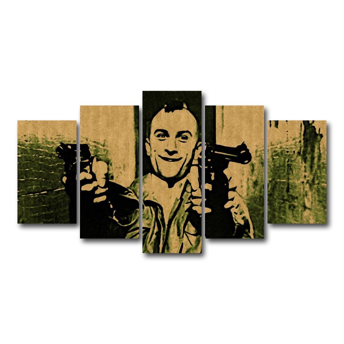 AUTO-MOCKUP WHITE | taxi driver | 5 Piece | Gallery Wrap Canvas | group=5_normal