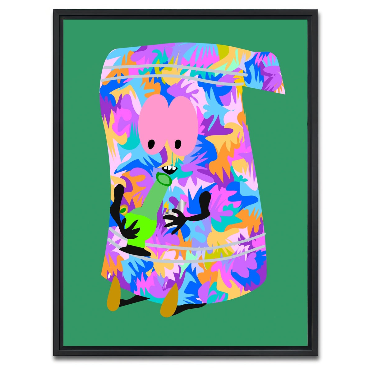 AUTO-MOCKUP WHITE | towlie | 1 Piece | Black Framed Canvas | group=3x4