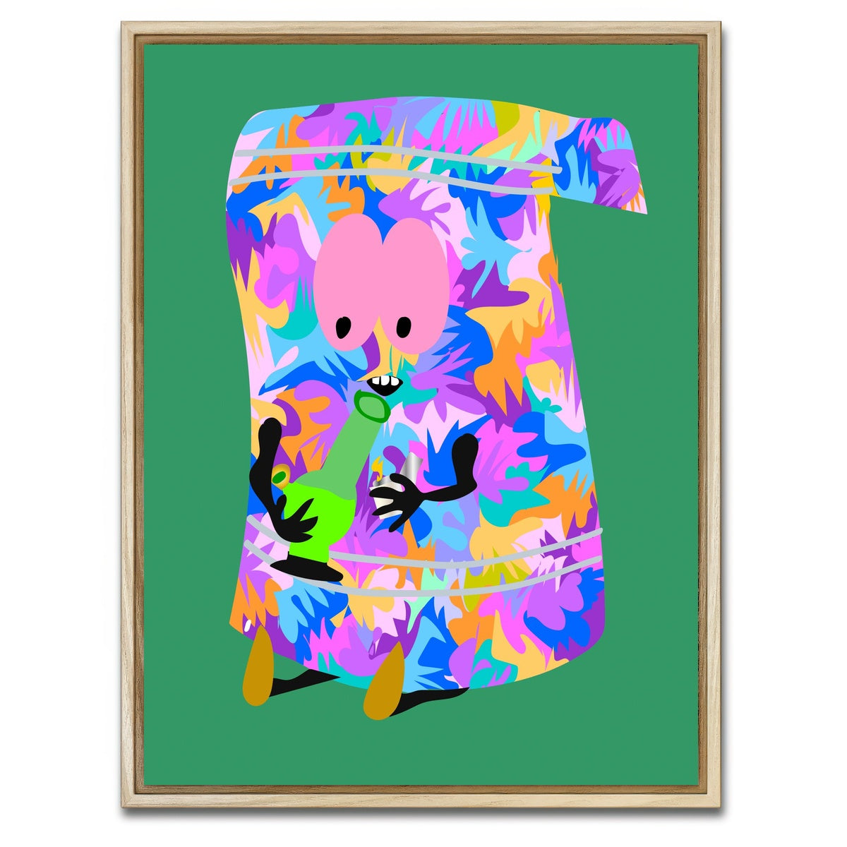 AUTO-MOCKUP WHITE | towlie | 1 Piece | Natural Framed Canvas | group=3x4