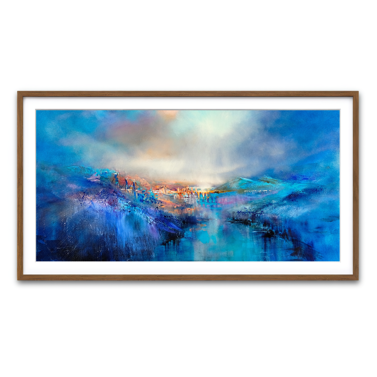 Framed Print 2x1 Walnut