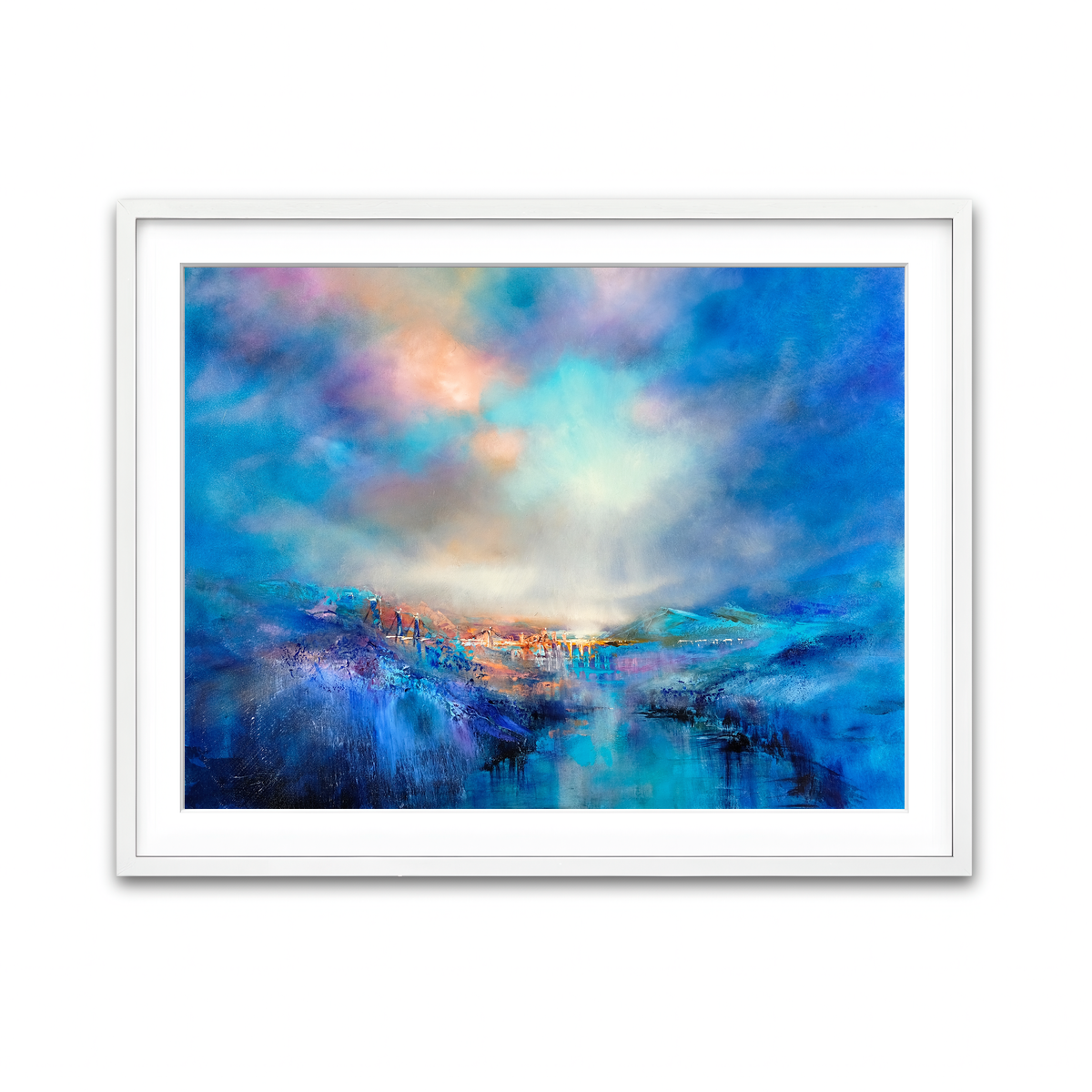 Framed Print 4x3 White