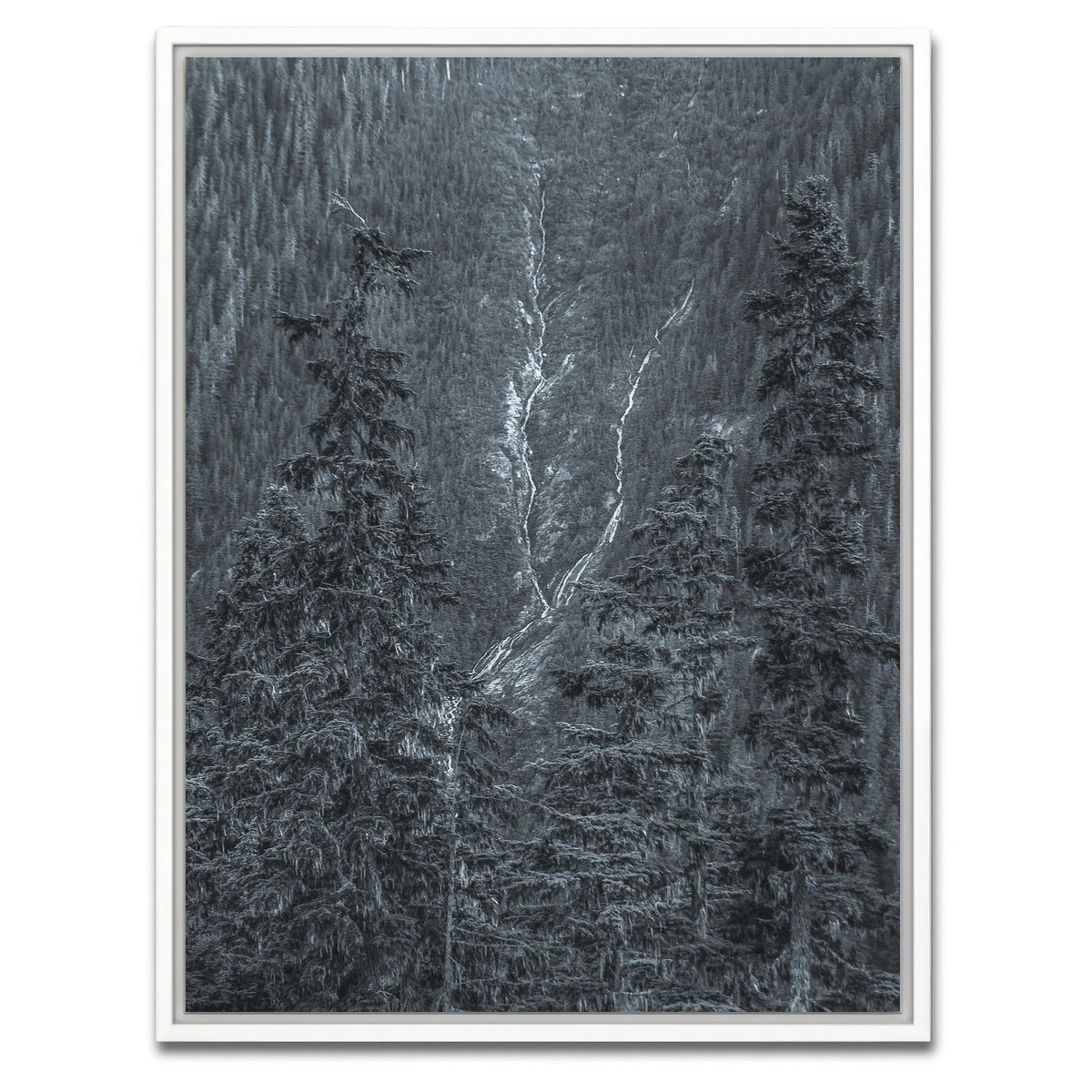 AUTO-MOCKUP WHITE | waterfalls | 1 Piece | White Framed Canvas | group=3x4