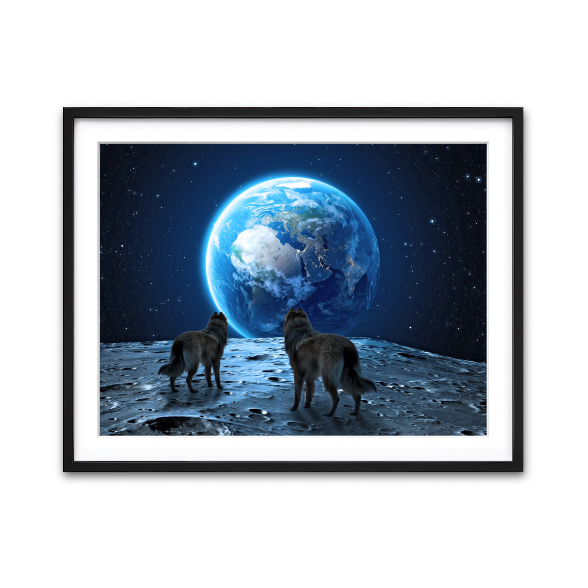Framed Print 4x3 Black