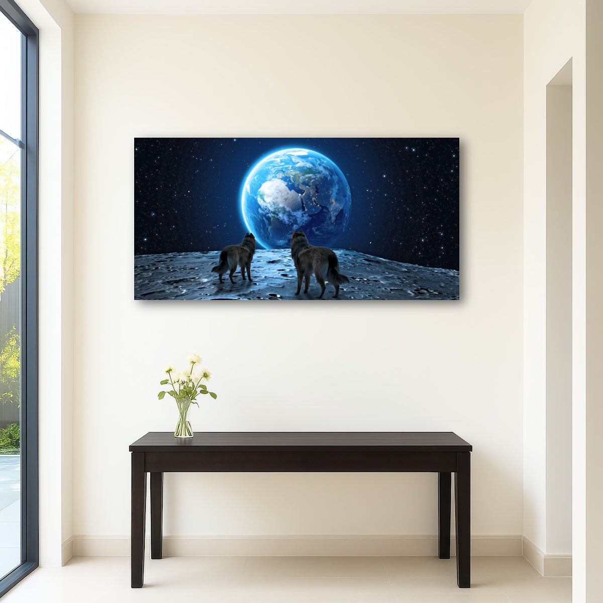 AUTO-MOCKUP ROOM | wolves on the moon