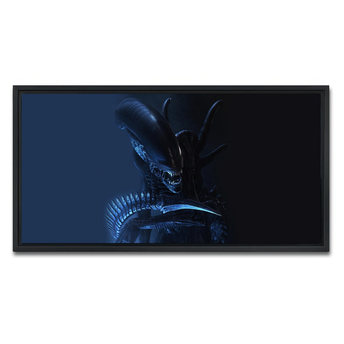 AUTO-MOCKUP WHITE | xenomorph | 1 Piece | Black Framed Canvas | group=2x1