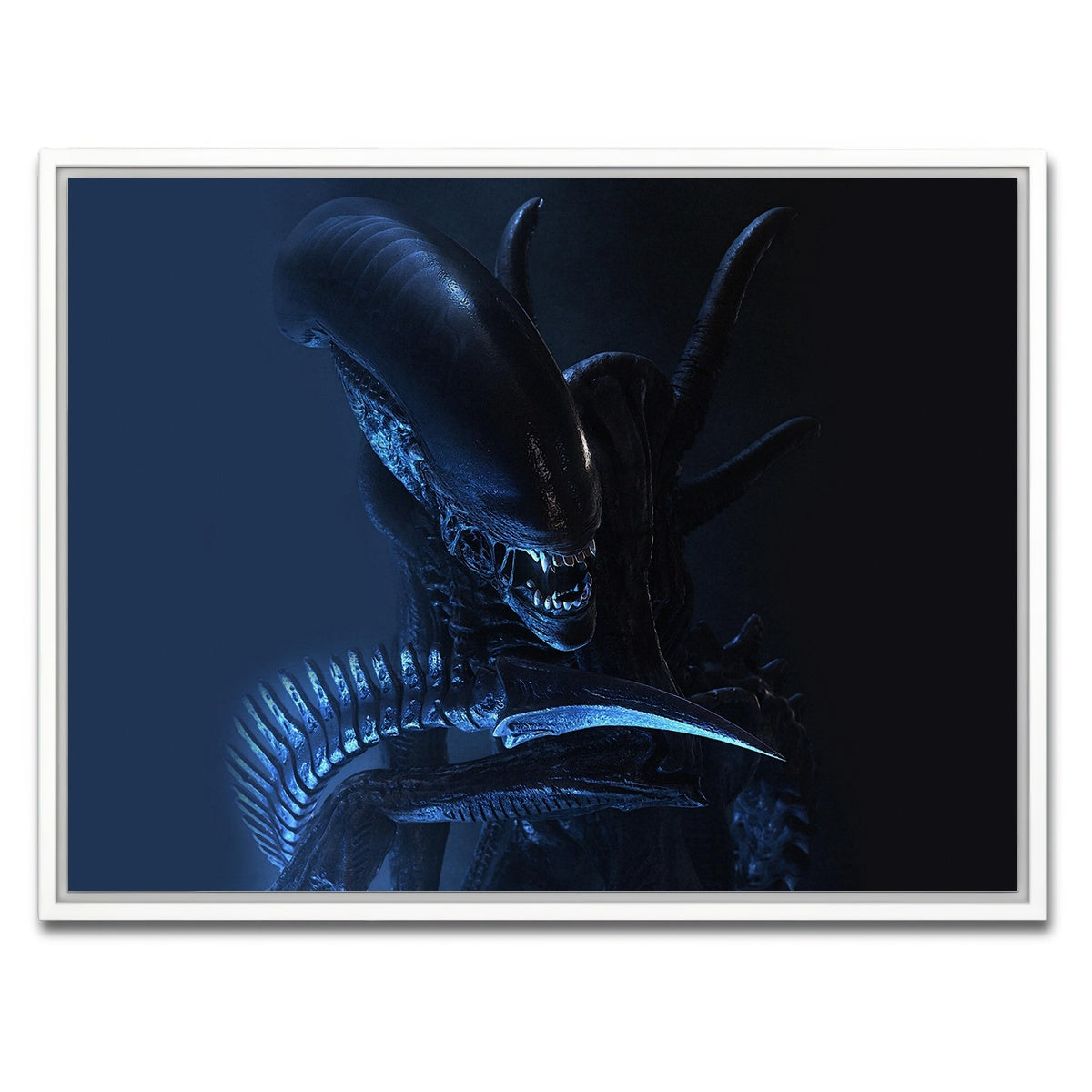 AUTO-MOCKUP WHITE | xenomorph | 1 Piece | White Framed Canvas | group=4x3