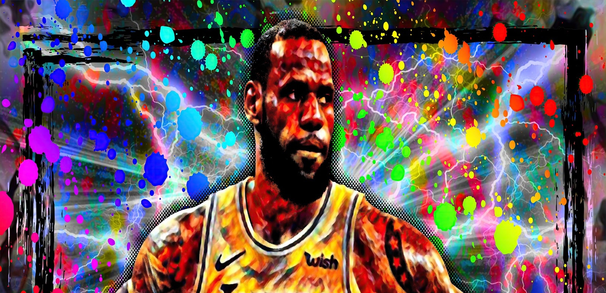 College collection hero - Abstract LBJ