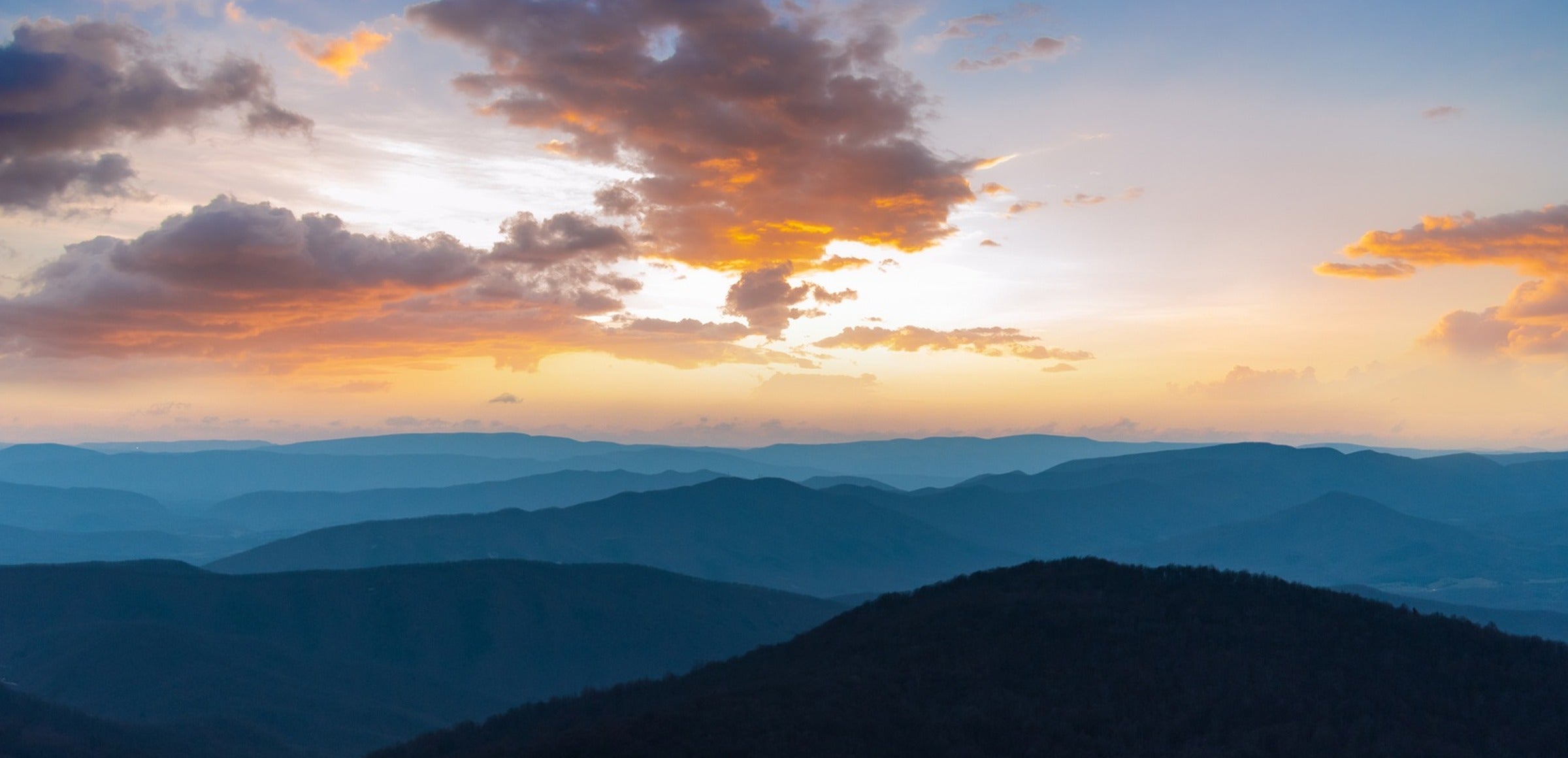 Virginia collection hero - Blue Ridge Sunset