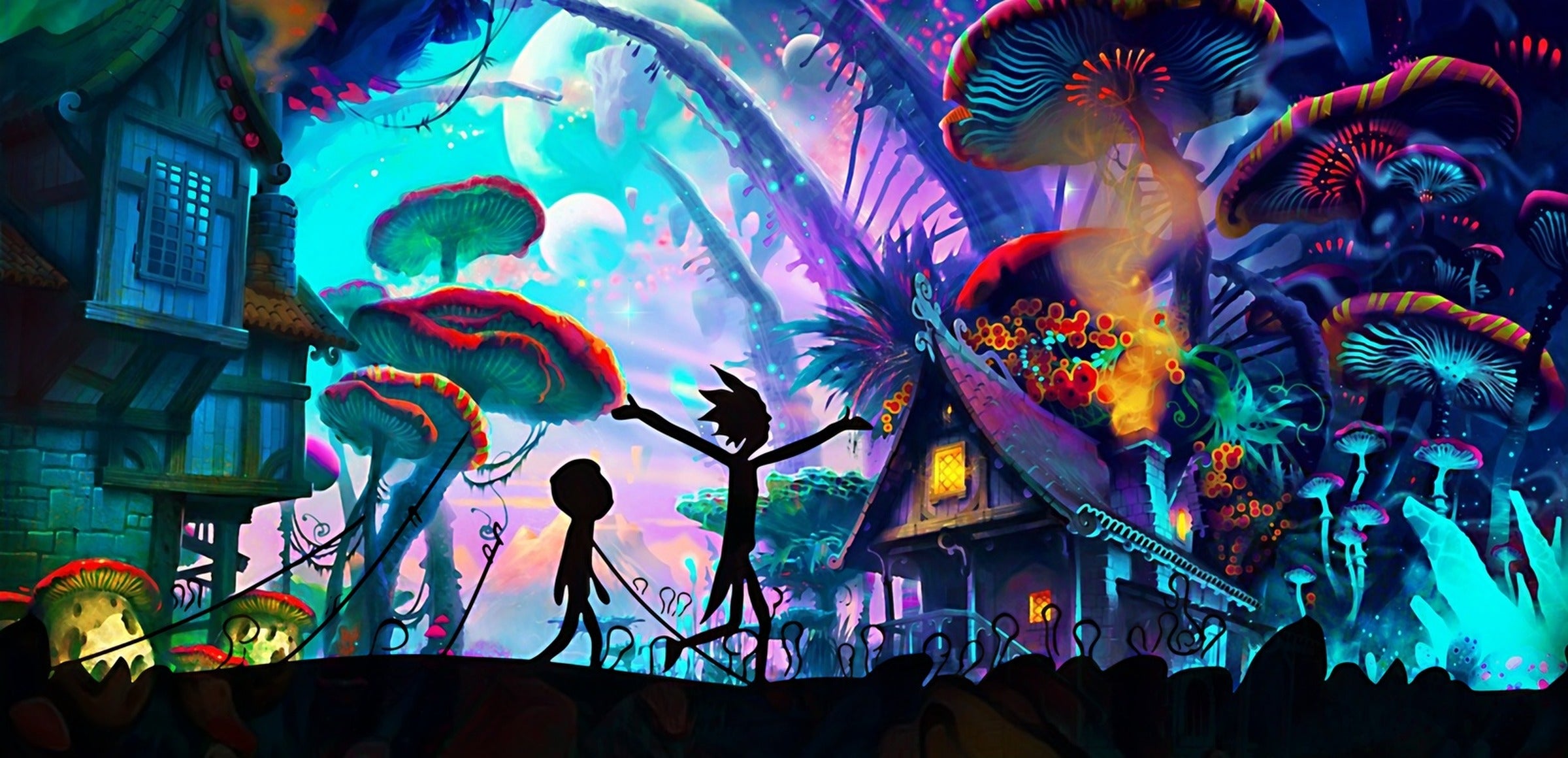 Rick and Morty collection hero - Mushroom World Rick and Morty