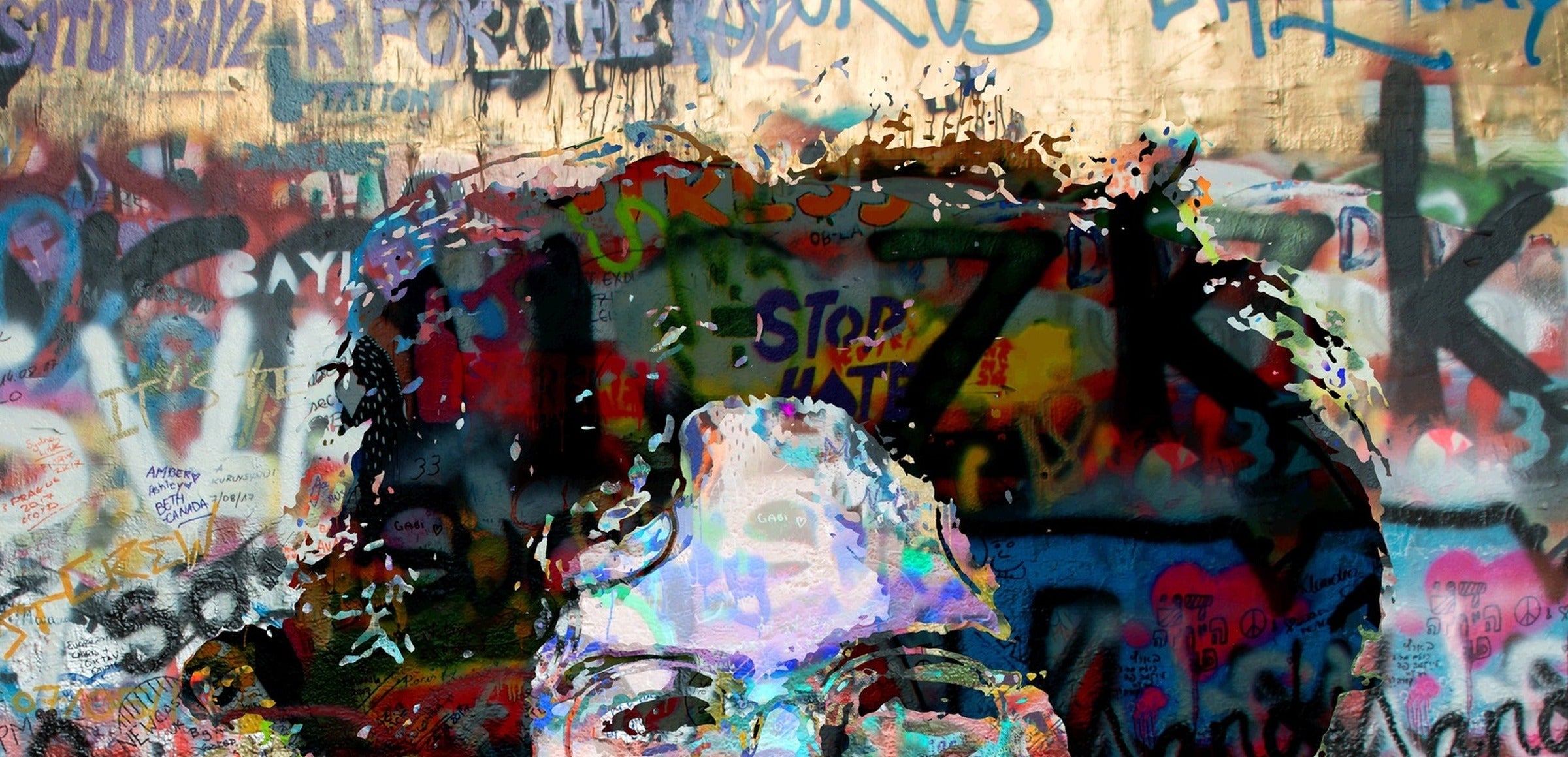 Stephen Chambers collection hero - Jerry Garcia Heavy Graffiti
