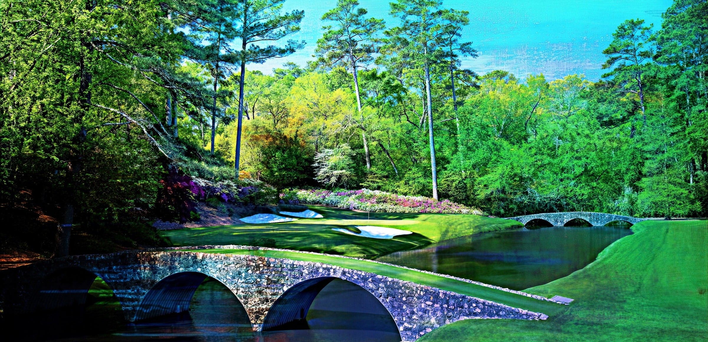 Green collection hero - Augusta National Abstract