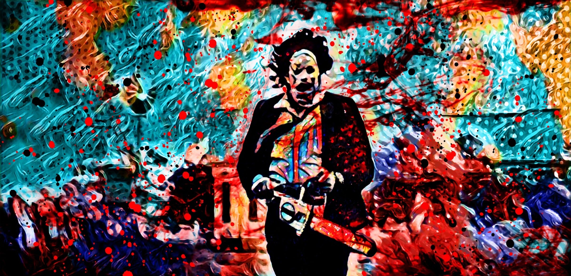 The Texas Chainsaw Massacre collection hero - Abstract Leatherface