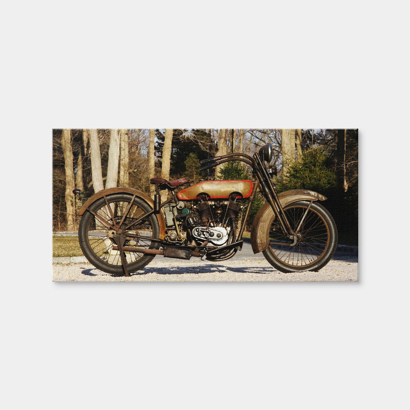 AUTO-MOCKUP WHITE | 1920's Harley Davidson | 1 Piece | Gallery Wrap Canvas | group=2x1