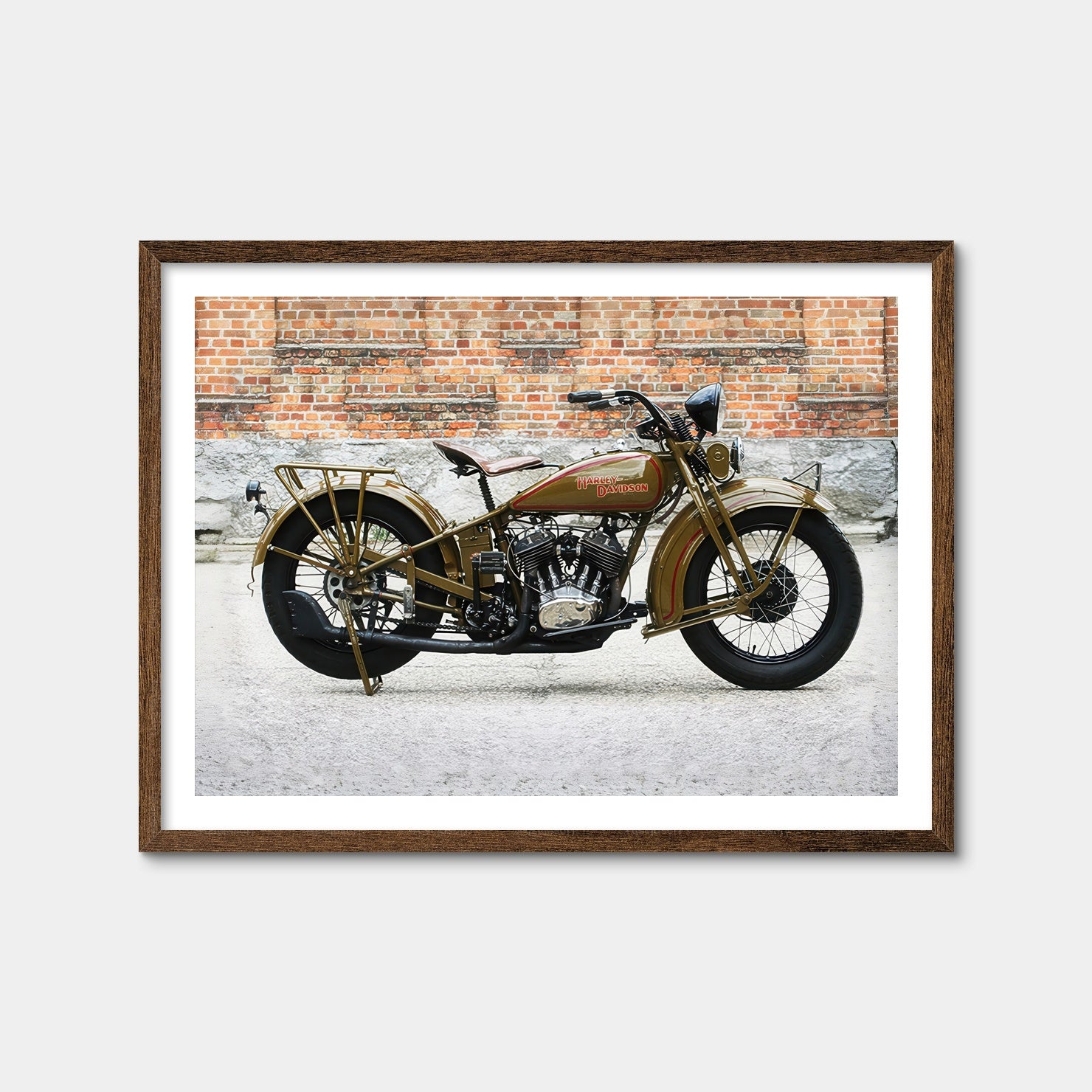 1930's Harley Davidson Wall Art