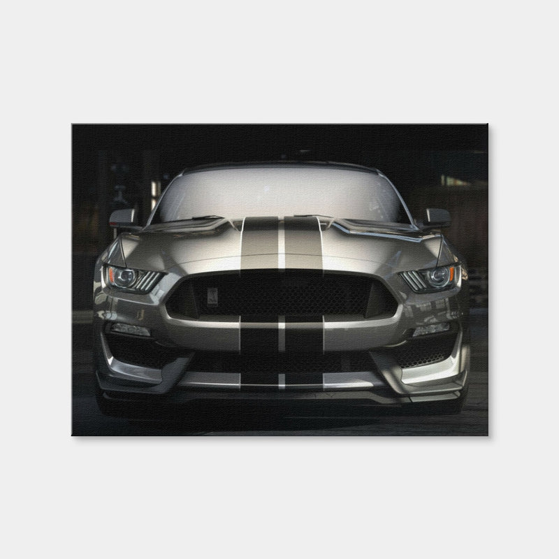 AUTO-MOCKUP WHITE | 2018 Shelby GT350 | 1 Piece | Gallery Wrap Canvas | group=4x3