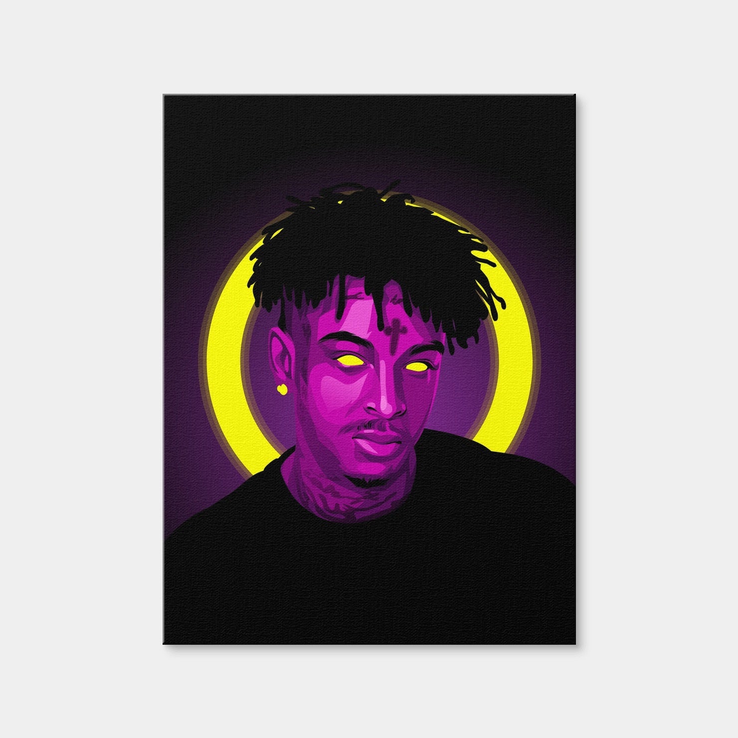 AUTO-MOCKUP WHITE | 21 Savage | 1 Piece | Gallery Wrap Canvas | group=3x4