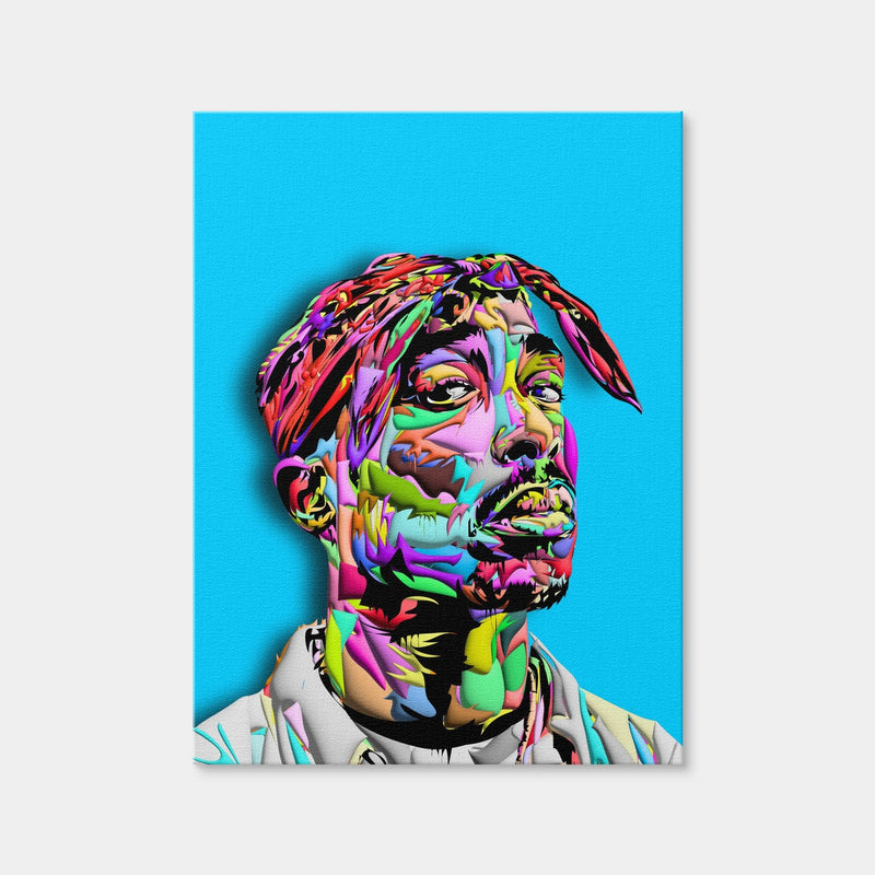 AUTO-MOCKUP WHITE | 2pac Blue | 1 Piece | Gallery Wrap Canvas | group=3x4