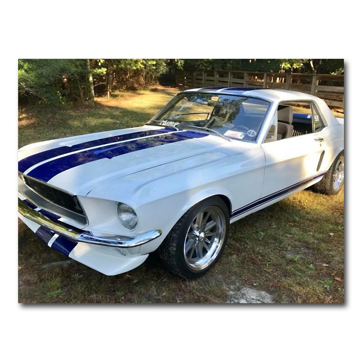 AUTO-MOCKUP WHITE | '68 Mustang | 1 Piece | Gallery Wrap Canvas | group=4x3