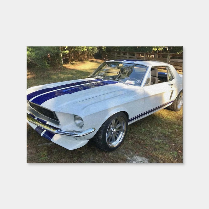AUTO-MOCKUP WHITE | '68 Mustang | 1 Piece | Gallery Wrap Canvas | group=4x3
