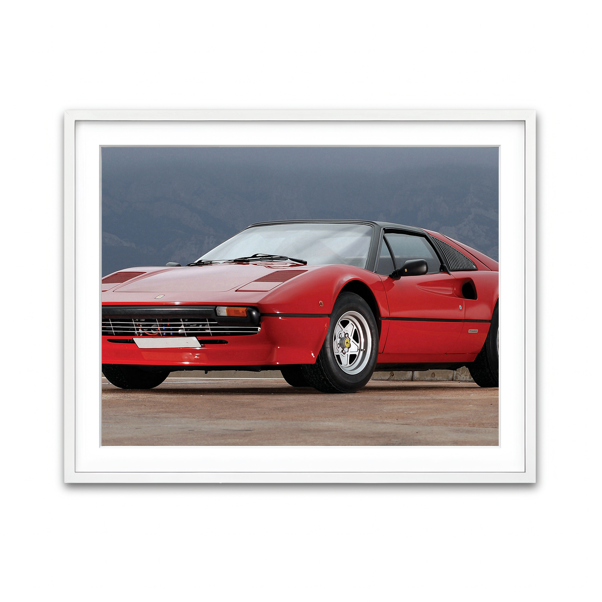 Framed Print 4x3 White