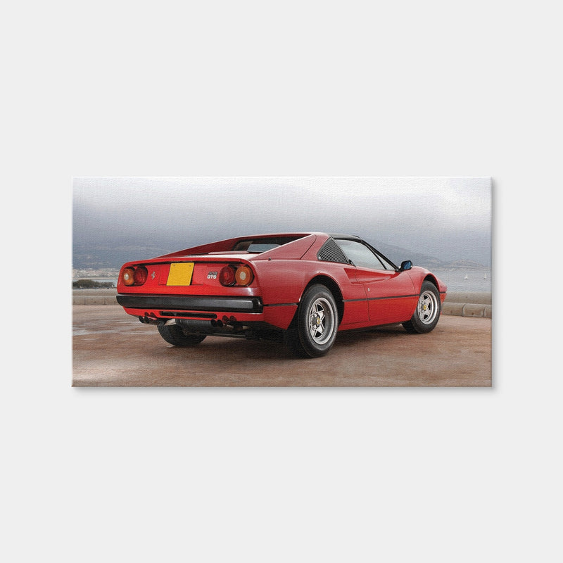 AUTO-MOCKUP WHITE | '77 Ferrari GTS | 1 Piece | Gallery Wrap Canvas | group=2x1
