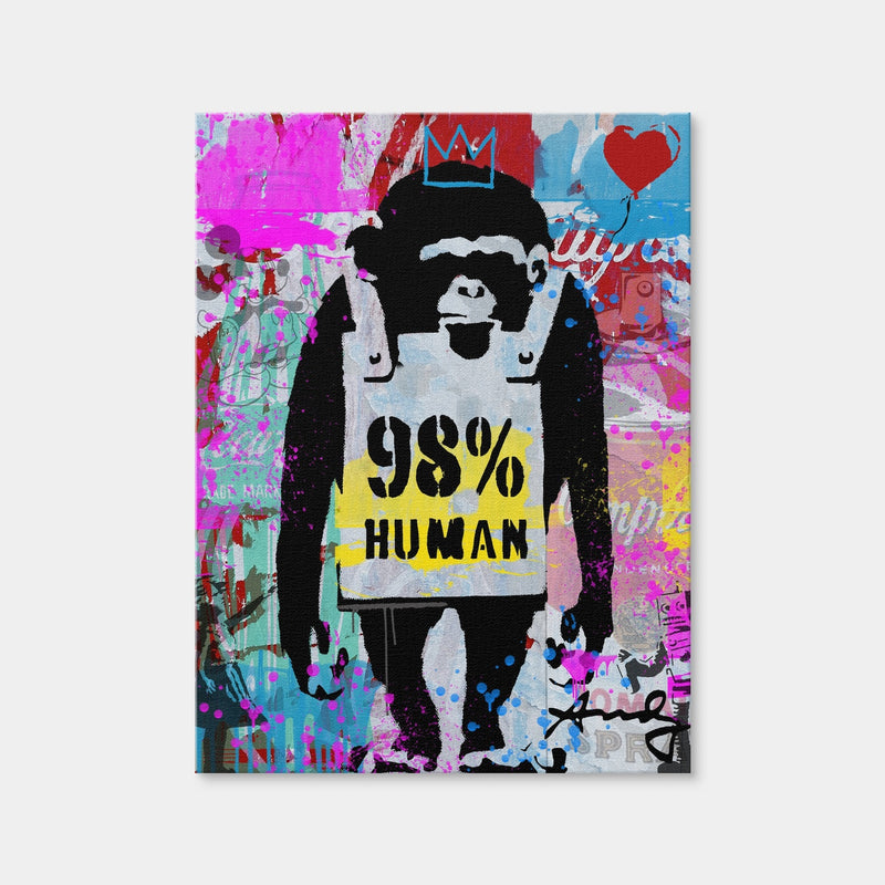 AUTO-MOCKUP WHITE | 98% Human | 1 Piece | Gallery Wrap Canvas | group=3x4