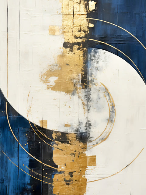 ABSTRACT ART Blazing Sun Wall Art