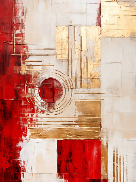 ABSTRACT ART Christmas Season Wall Art