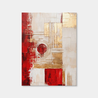 AUTO-MOCKUP WHITE | ABSTRACT ART Christmas Season | 1 Piece | Gallery Wrap Canvas | group=3x4