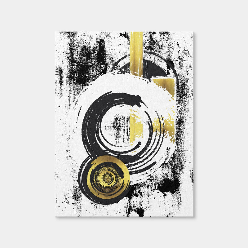 AUTO-MOCKUP WHITE | ABSTRACT ART Dynamic Shapes | 1 Piece | Gallery Wrap Canvas | group=3x4
