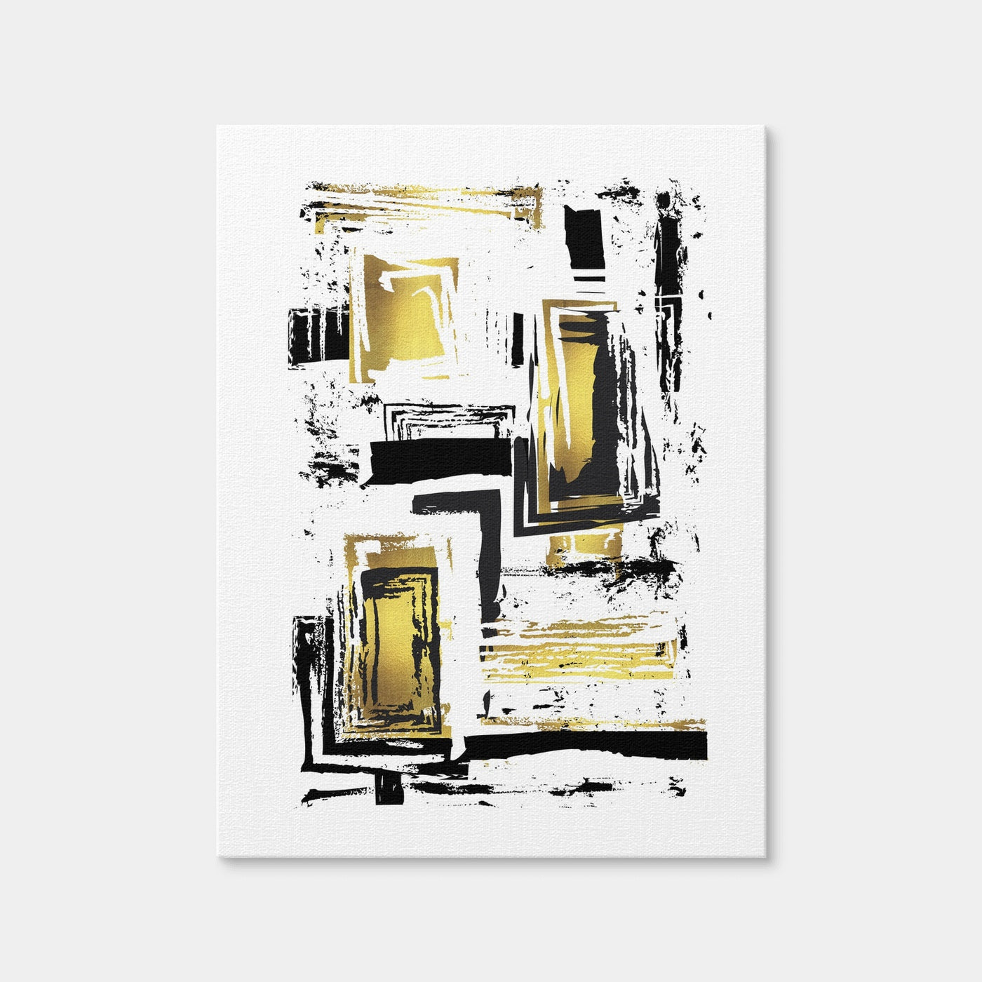 AUTO-MOCKUP WHITE | ABSTRACT ART Edgy Structures | 1 Piece | Gallery Wrap Canvas | group=3x4
