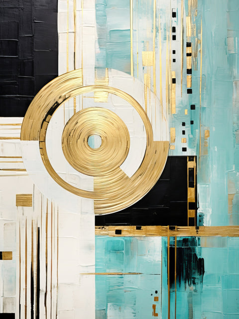 ABSTRACT ART Powerful Movement Wall Art