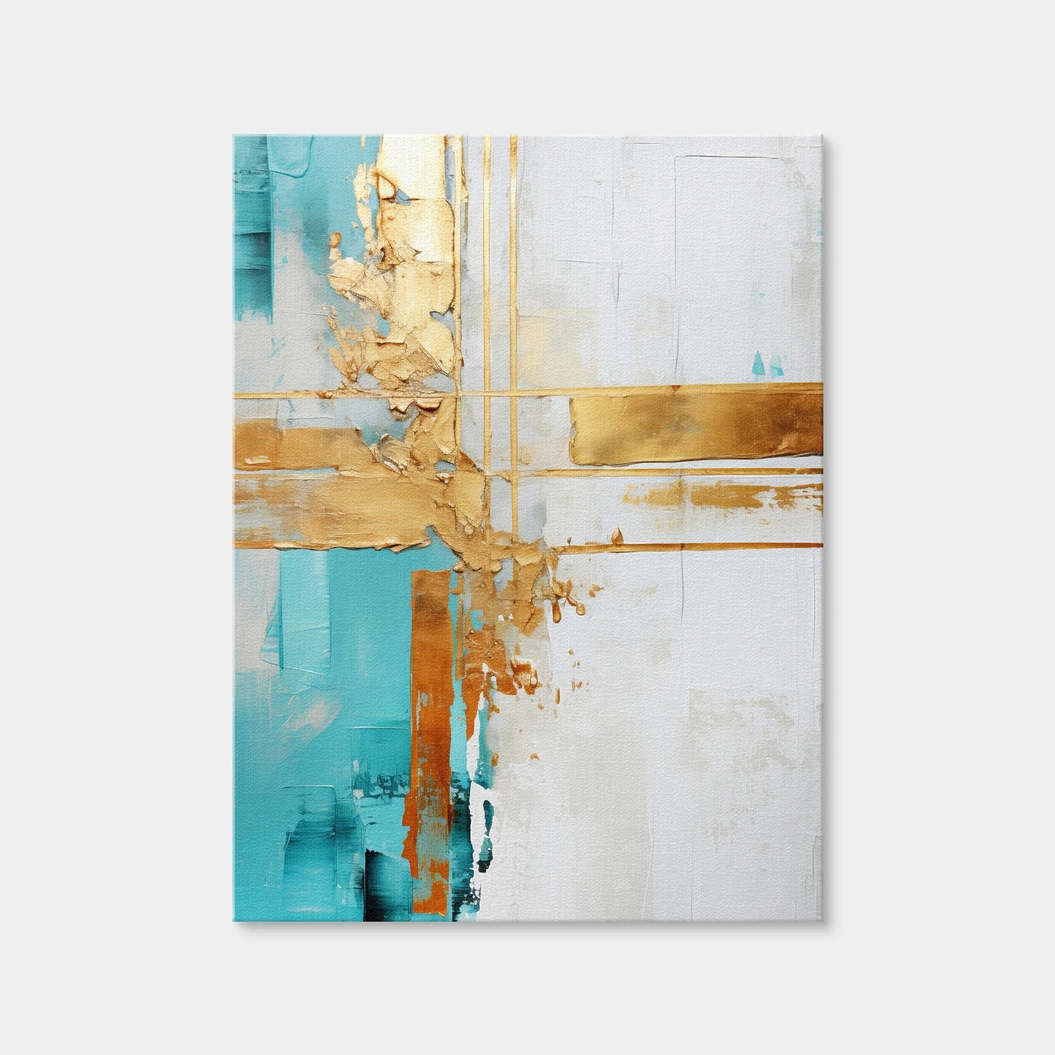 AUTO-MOCKUP WHITE | ABSTRACT ART Target | 1 Piece | Gallery Wrap Canvas | group=3x4