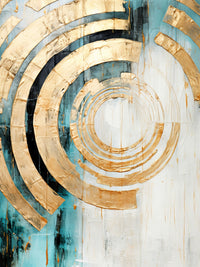 ABSTRACT ART Vibrant Sun Wall Art