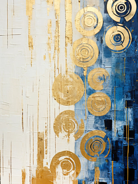 ABSTRACT ART Water Splashes Wall Art