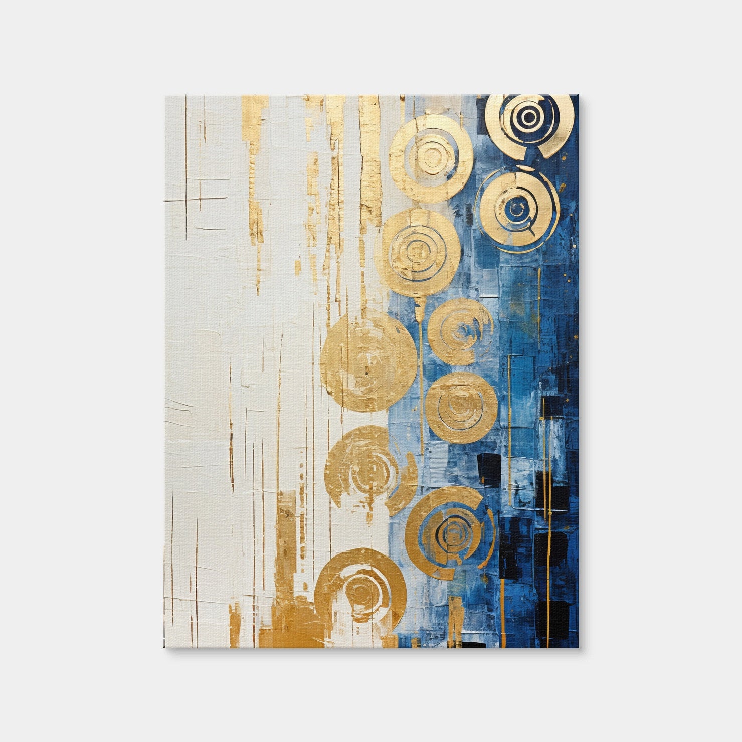 AUTO-MOCKUP WHITE | ABSTRACT ART Water Splashes | 1 Piece | Gallery Wrap Canvas | group=3x4