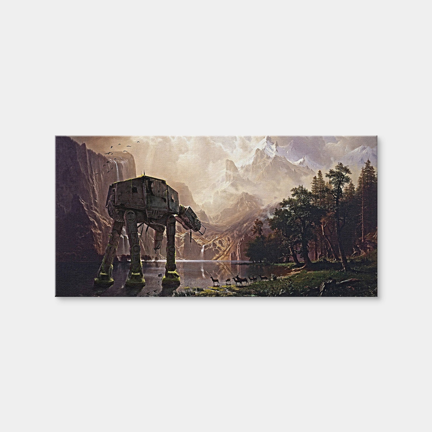 AUTO-MOCKUP WHITE | AT-AT Walker | 1 Piece | Gallery Wrap Canvas | group=2x1