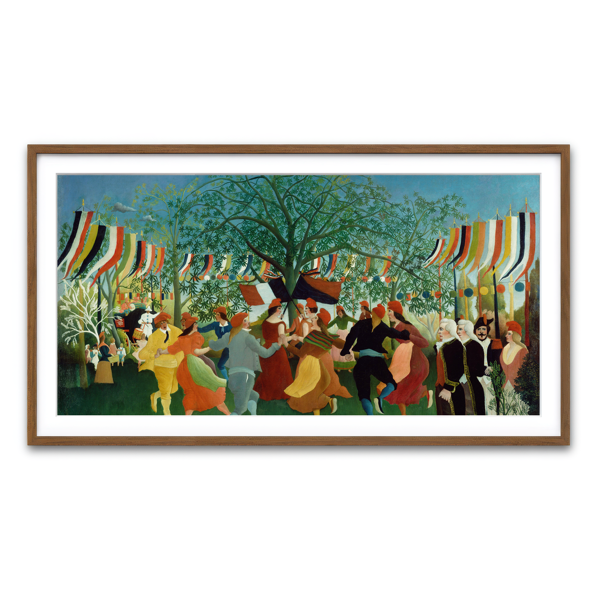 Framed Print 2x1 Walnut