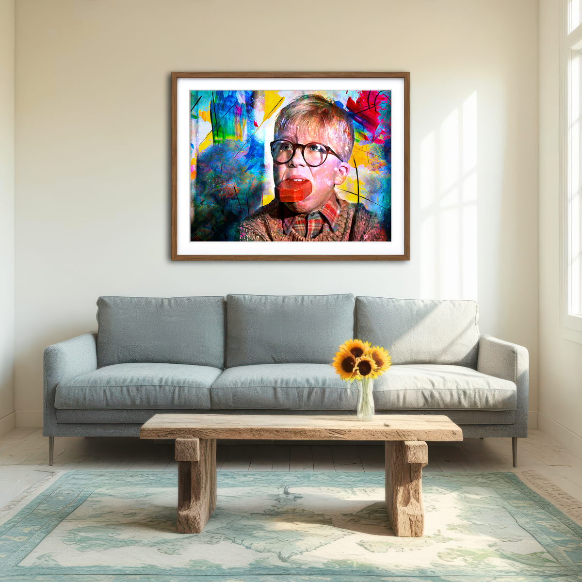 AUTO-MOCKUP ROOM | A Christmas Story Wall Art
