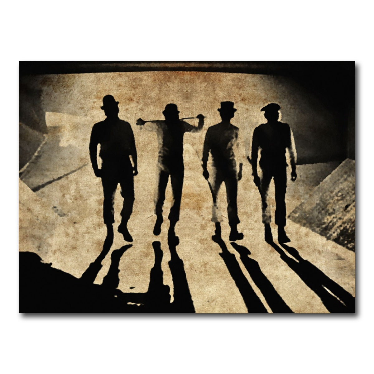 AUTO-MOCKUP WHITE | A Clockwork Orange Shadows | 1 Piece | Gallery Wrap Canvas | group=4x3