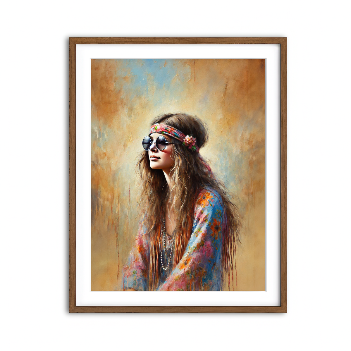 Framed Print 3x4 Walnut