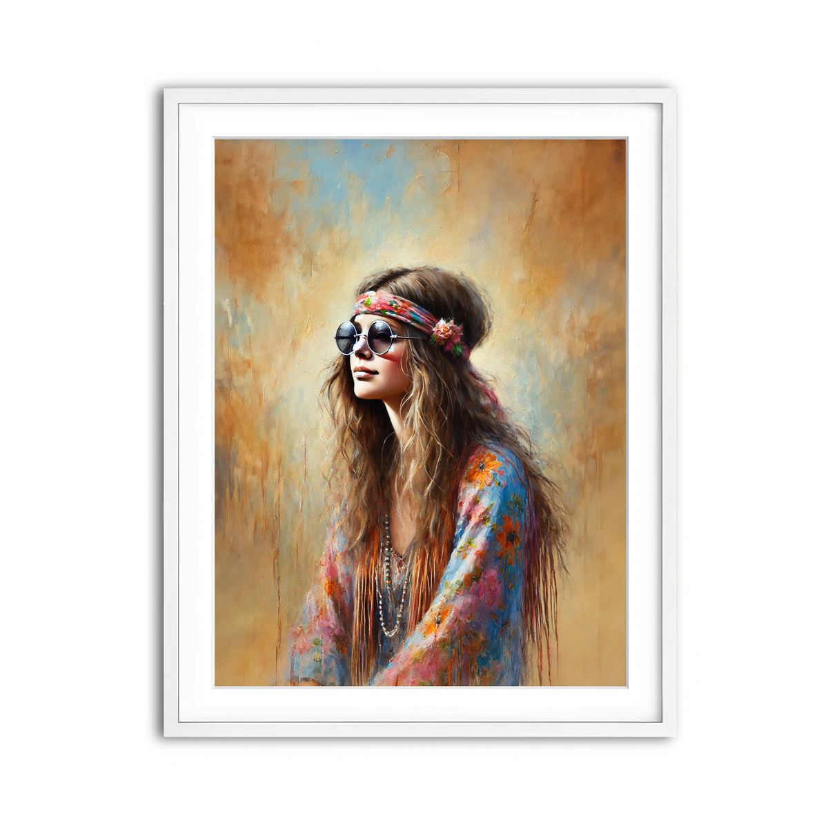 Framed Print 3x4 White