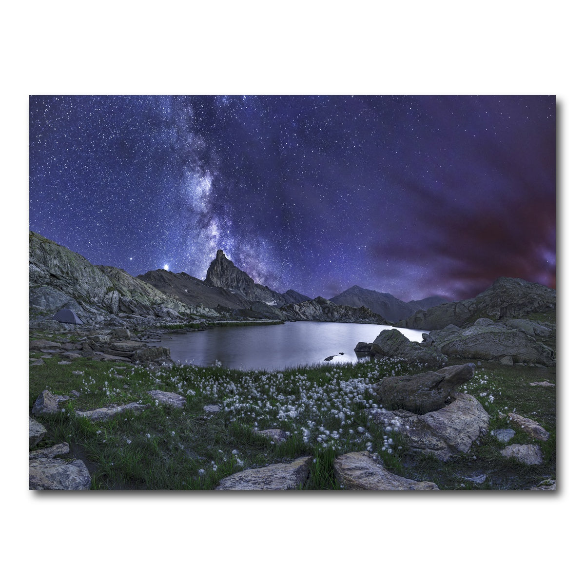 AUTO-MOCKUP WHITE | A Lake of Queyras | 1 Piece | Gallery Wrap Canvas | group=4x3