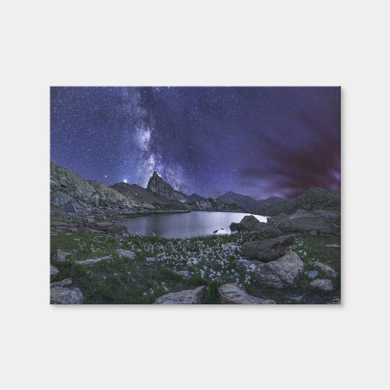 AUTO-MOCKUP WHITE | A Lake of Queyras | 1 Piece | Gallery Wrap Canvas | group=4x3